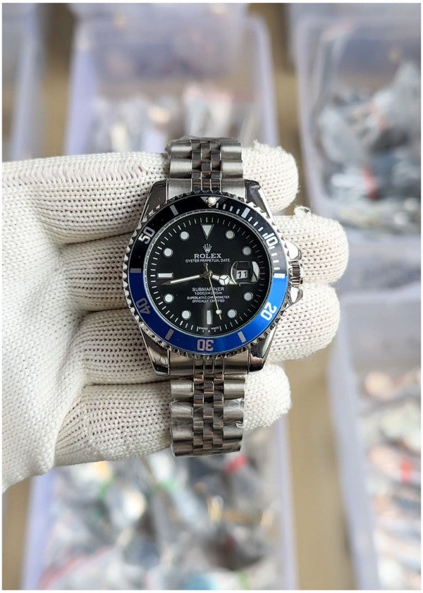 RLX Submariner – Custom “Pepsi” Black & Blue Bezel Edition