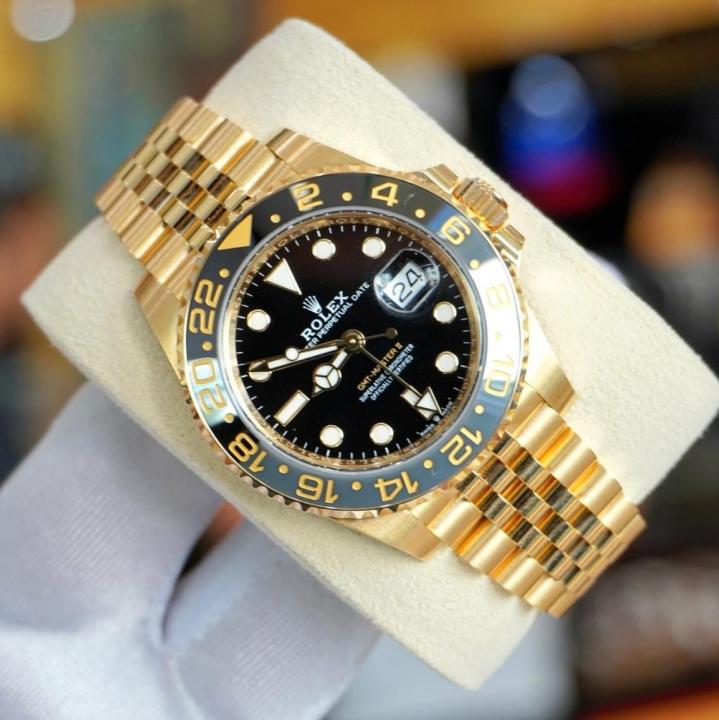 RLX GMT-Master II – Custom “Batman”  Bezel Golden Edition