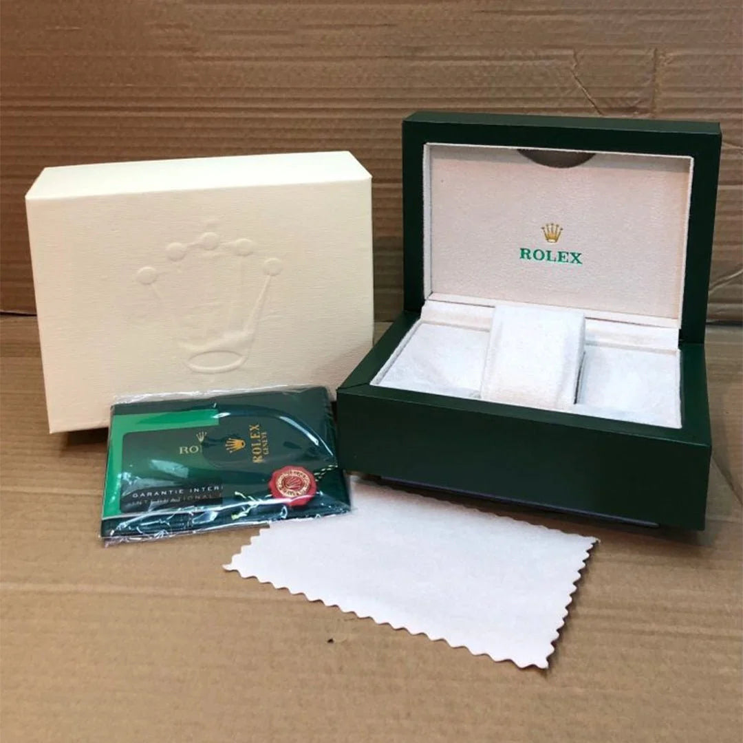 RLX 7A Watch Day Date Green Dial