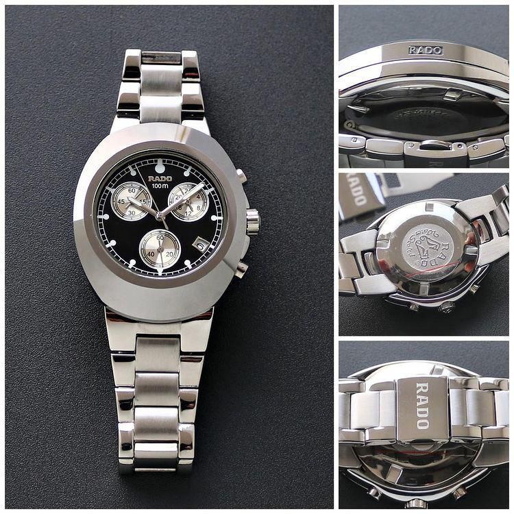Rado Black & Silver Luxury Analog Watch