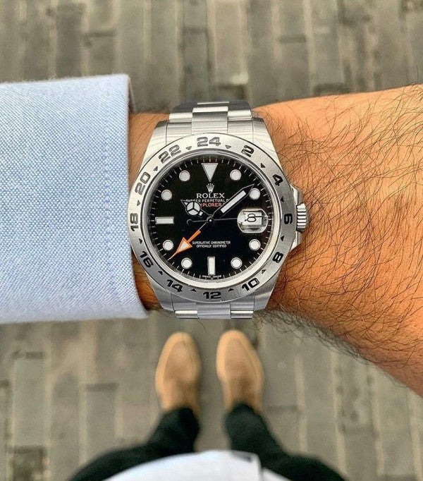 Rlx GMT 2 Watch Oyster perpetual Explorer 2.0 Black