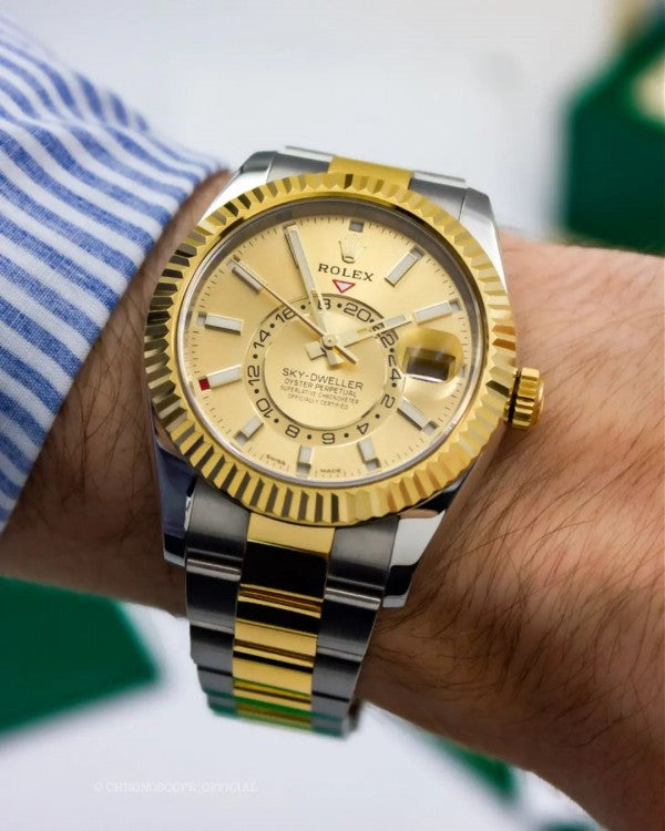 Rlx Watch Oyster perpetual Sky Dweller