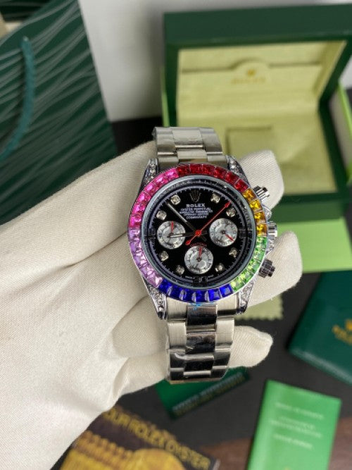 RLX rainbow edition premium quality watch