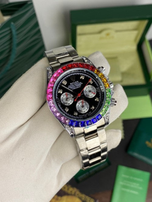 RLX rainbow edition premium quality watch
