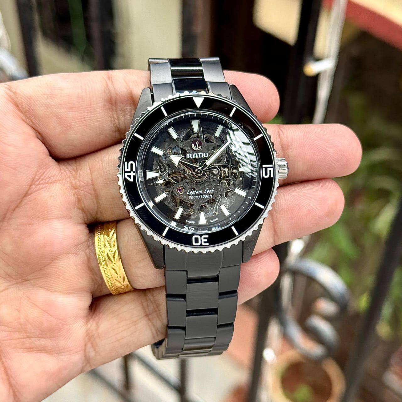 Rado Black Luxury Analog Watch