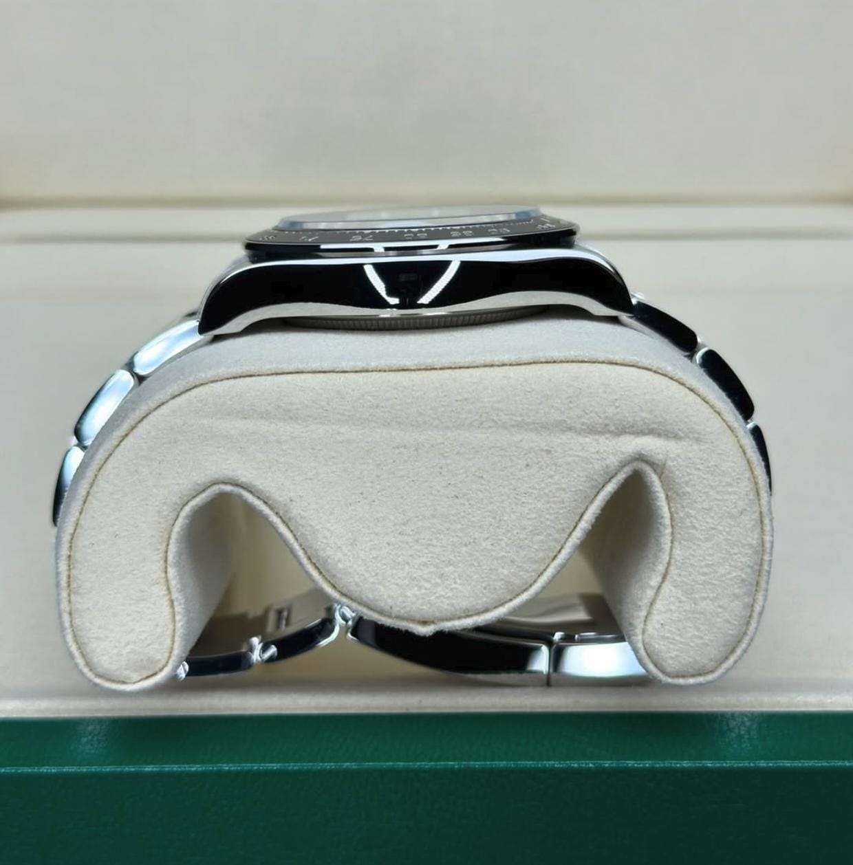 RLX Daytona Green Dial Premium Chronograph (Silver Finish)