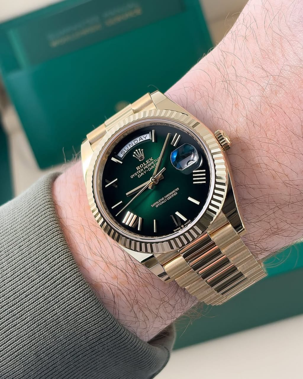 RLX Day-Date premium quality chain watch