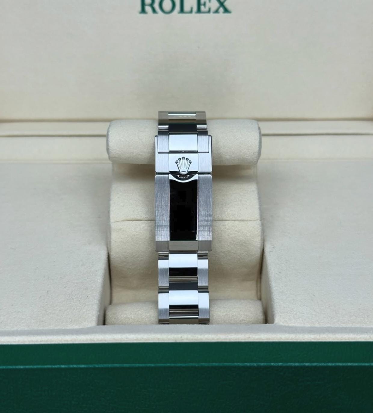 RLX Daytona Green Dial Premium Chronograph (Silver Finish)