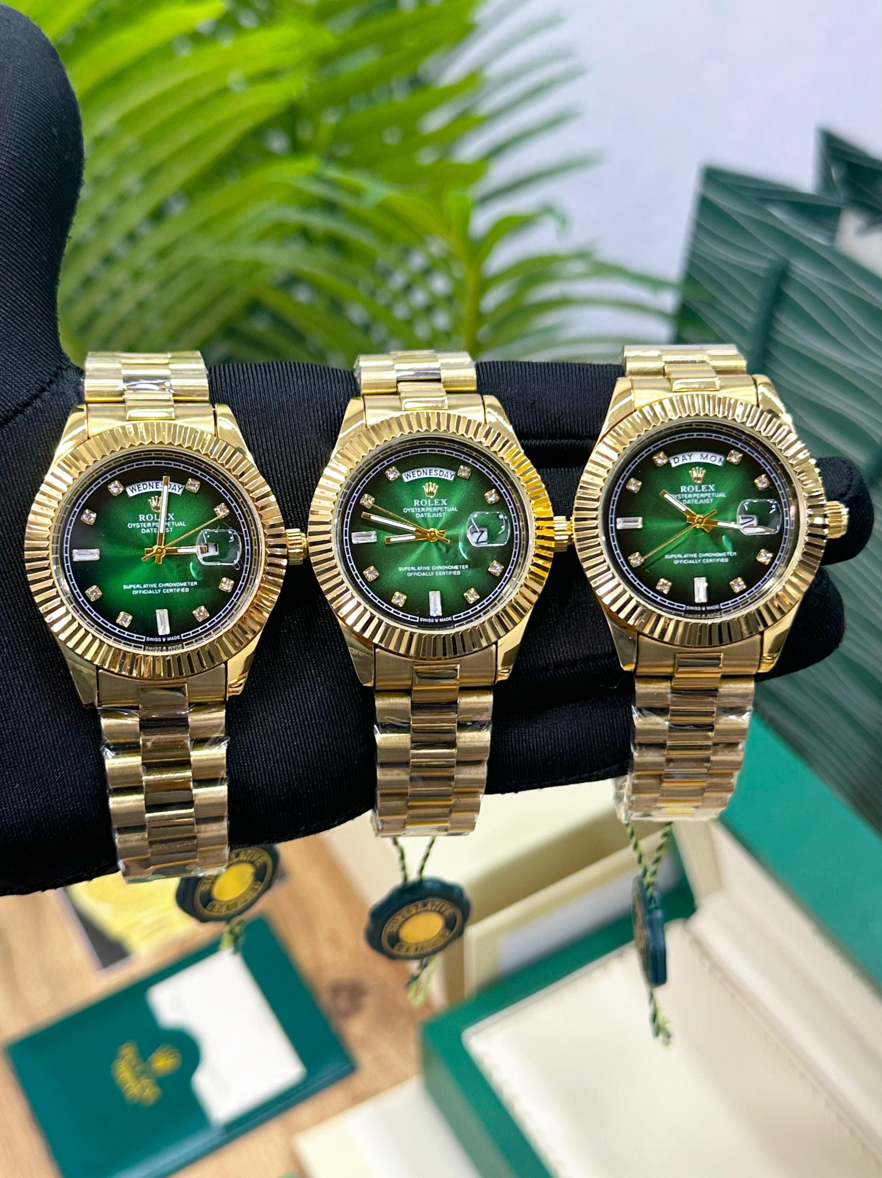 RLX Day-Date premium quality chain watch