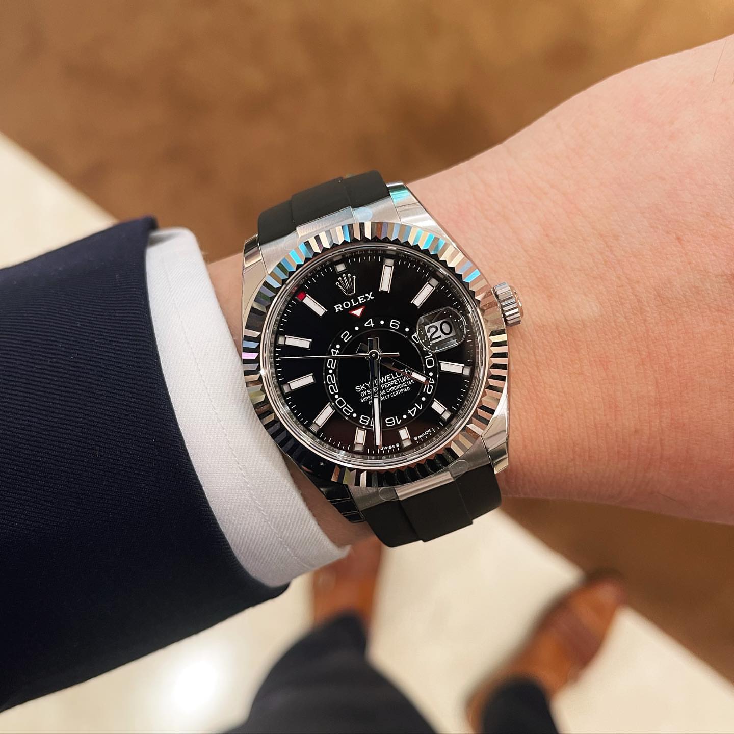 RLX Skydweller premium quality watch